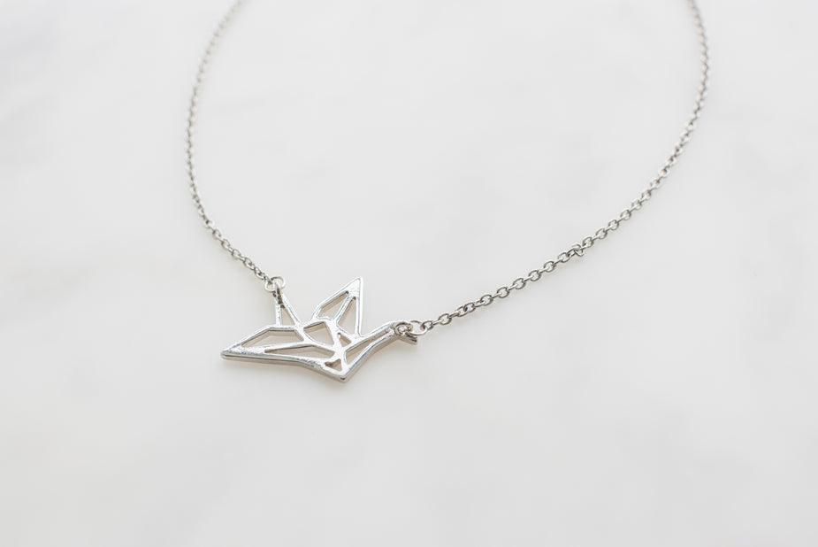 Origami Crane Necklace - anhth-joy-prod